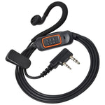 Cuffie con microfono 2 pin per walkie-talkie Baofeng UV5R