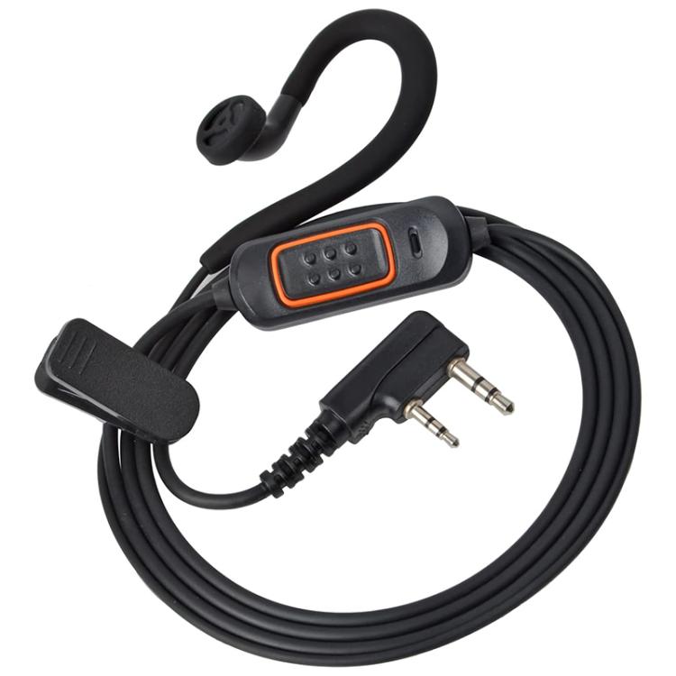 2 Pin Walkie-talkie Headset Mic Earphone for Baofeng UV5R / Quansheng UV K5 / K6 8800