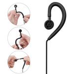 Cuffie con microfono 2 pin per walkie-talkie Baofeng UV5R