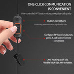 Cuffie con microfono 2 pin per walkie-talkie Baofeng UV5R