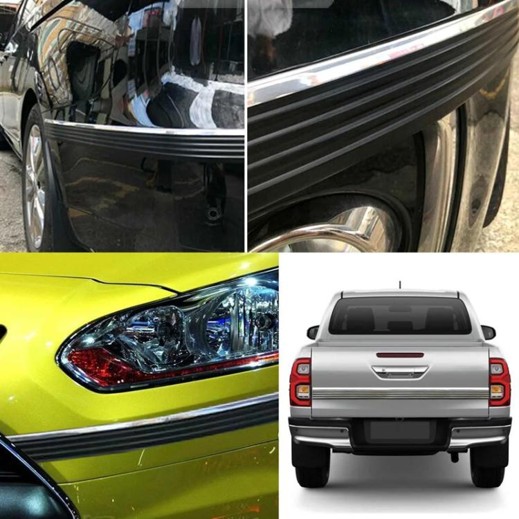 Striscia anticollisione laterale autoadesiva rinforzata per auto