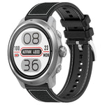 Cinturino per orologio xDfind ibrido in nylon intrecciato e silicone, 20mm For COROS Pace 2 / Apex 2 42mm