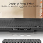 NUOXI 4-Speed Adjustable 8-Core Large Fan Laptop Cooler