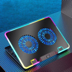 NUOXI F36-2 6-Speed Adjustable Dual-Fan Ultrathin Laptop Cooler, NUOXI F36-2