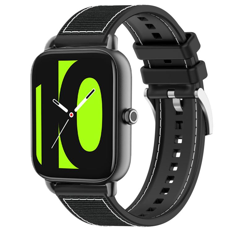 Cinturino per orologio xDfind ibrido in nylon intrecciato e silicone, 22mm For Xiaomi Watch S3 / 2 Pro / S2 / S1, 22mm For Xiaomi Haylou?Watch S001 / LS02 Pro, 20mm For Xiaomi Haylou RS4 Plus LS11 / LS12