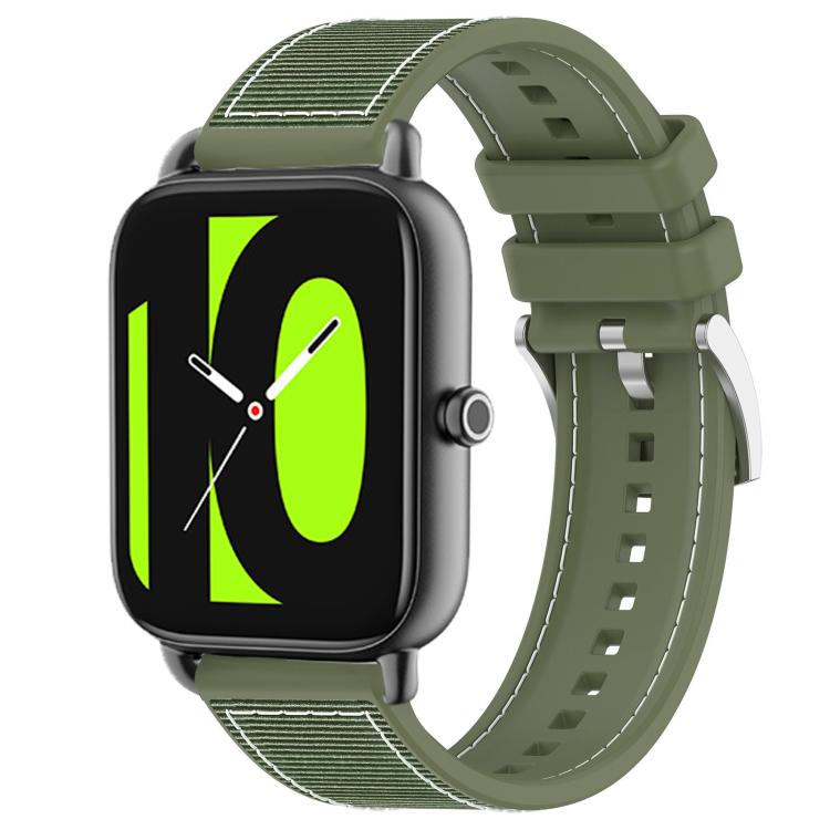 Cinturino per orologio xDfind ibrido in nylon intrecciato e silicone, 22mm For Xiaomi Watch S3 / 2 Pro / S2 / S1, 22mm For Xiaomi Haylou?Watch S001 / LS02 Pro, 20mm For Xiaomi Haylou RS4 Plus LS11 / LS12