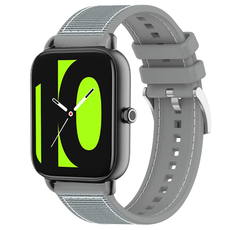Cinturino per orologio xDfind ibrido in nylon intrecciato e silicone, 22mm For Xiaomi Watch S3 / 2 Pro / S2 / S1, 22mm For Xiaomi Haylou?Watch S001 / LS02 Pro, 20mm For Xiaomi Haylou RS4 Plus LS11 / LS12