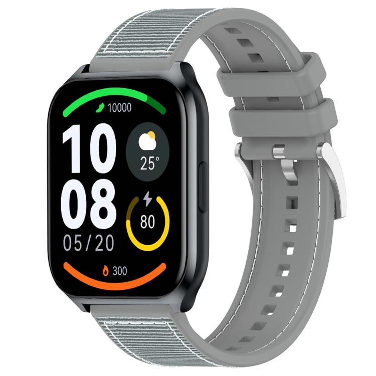 Cinturino per orologio xDfind ibrido in nylon intrecciato e silicone, 22mm For Xiaomi Watch S3 / 2 Pro / S2 / S1, 22mm For Xiaomi Haylou?Watch S001 / LS02 Pro, 20mm For Xiaomi Haylou RS4 Plus LS11 / LS12