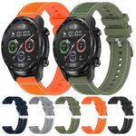 Cinturino per orologio xDfind ibrido in nylon intrecciato e silicone, 20mm For Ticwatch GTH / E3 / E / 2, 22mm For Ticwatch Pro X / Pro 3 / Pro