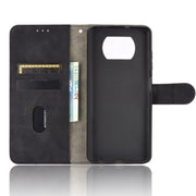Tinta unita Skin Feel Fibbia magnetica Flip orizzontale Custodia in pelle PU con struttura in vitello con supporto e slot per schede e portafoglio, For Xiaomi Poco X3 NFC, For Xiaomi Redmi K30 Ultra
