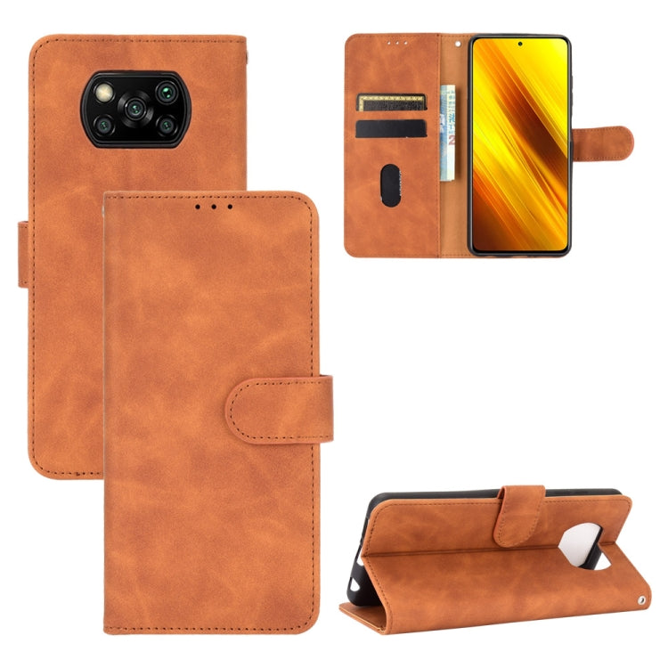 Custodia portafoglio in pelle PU per Xiaomi Poco X3 NFC