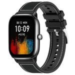 Cinturino per orologio xDfind ibrido in nylon intrecciato e silicone, 22mm For Amazfit GTR 4 / GTR 3 / GTR 3 Pro, 20mm For Amazfit GTS4 Mini / GTS 3 / GTS 2