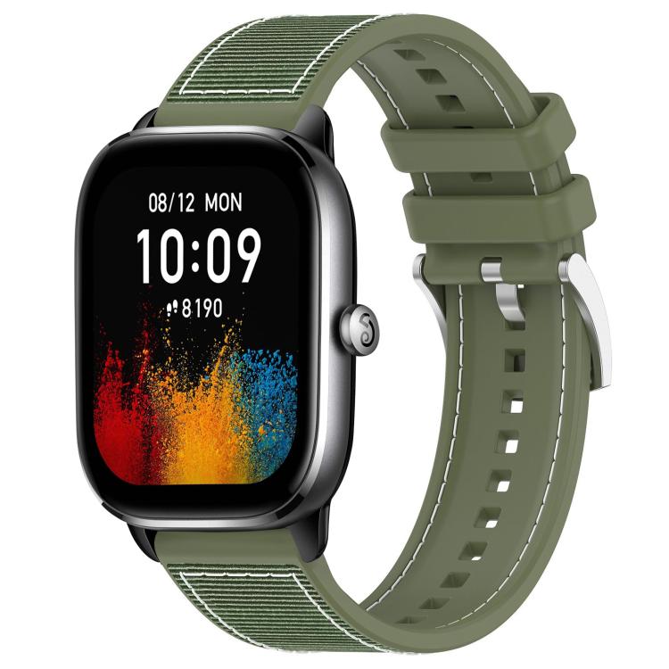 Cinturino per orologio xDfind ibrido in nylon intrecciato e silicone, 22mm For Amazfit GTR 4 / GTR 3 / GTR 3 Pro, 20mm For Amazfit GTS4 Mini / GTS 3 / GTS 2