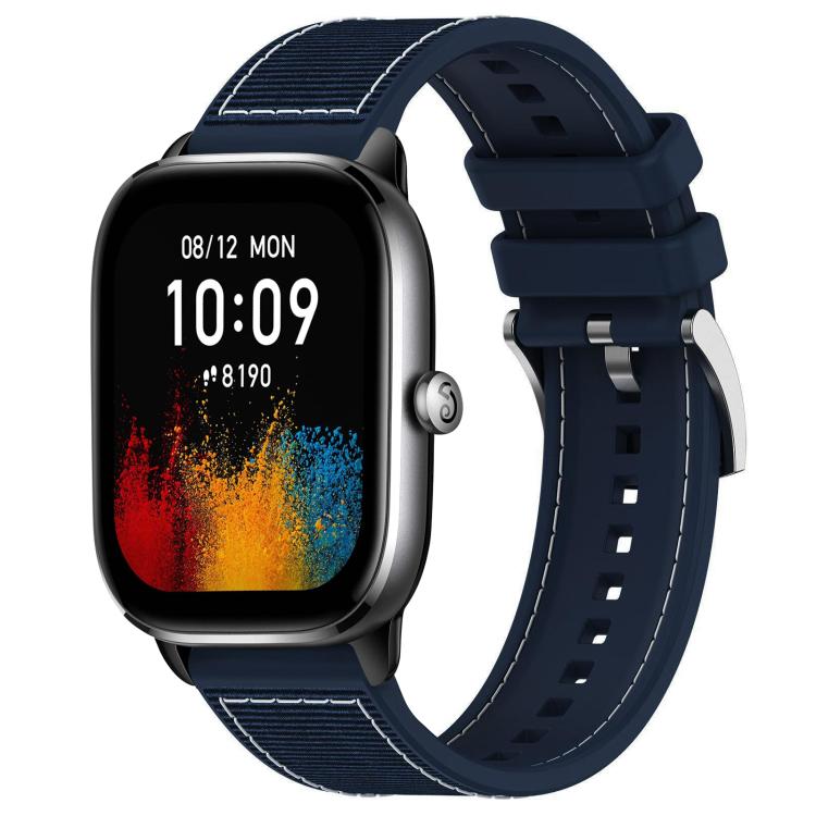 Cinturino per orologio xDfind ibrido in nylon intrecciato e silicone, 22mm For Amazfit GTR 4 / GTR 3 / GTR 3 Pro, 20mm For Amazfit GTS4 Mini / GTS 3 / GTS 2
