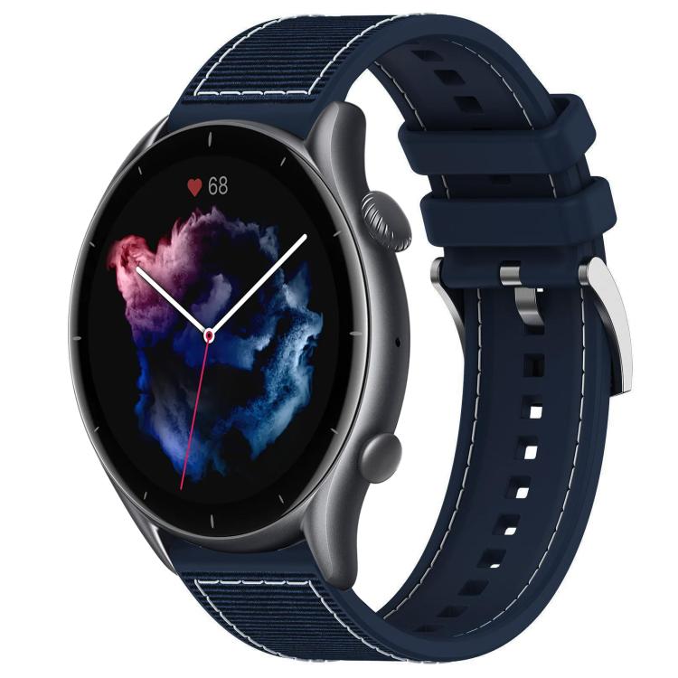 Cinturino per orologio xDfind ibrido in nylon intrecciato e silicone, 22mm For Amazfit GTR 4 / GTR 3 / GTR 3 Pro, 20mm For Amazfit GTS4 Mini / GTS 3 / GTS 2
