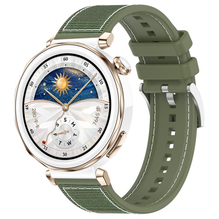 Cinturino per orologio xDfind ibrido in nylon intrecciato e silicone, 22mm For Huawei Watch GT5/GT5 Pro/4/4 Pro, 20mm For Huawei Watch GT4 / GT3 / GT2
