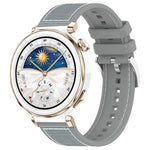 Cinturino per orologio xDfind ibrido in nylon intrecciato e silicone, 22mm For Huawei Watch GT5/GT5 Pro/4/4 Pro, 20mm For Huawei Watch GT4 / GT3 / GT2