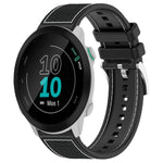 Cinturino per orologio xDfind ibrido in nylon intrecciato e silicone, 22mm For Garmin Forerunner 570 47mm/935/945, 20mm For Garmin Forerunner 570 42mm/245/645, 20mm For Garmin?Vivomove?Sport/Vivoactive5/3, 22mm For Garmin Venu 3 / Vivoactive 4
