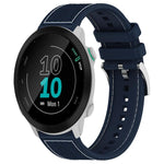 Cinturino per orologio xDfind ibrido in nylon intrecciato e silicone, 22mm For Garmin Forerunner 570 47mm/935/945, 20mm For Garmin Forerunner 570 42mm/245/645, 20mm For Garmin?Vivomove?Sport/Vivoactive5/3, 22mm For Garmin Venu 3 / Vivoactive 4
