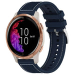 Cinturino per orologio xDfind ibrido in nylon intrecciato e silicone, 20mm For Garmin?Venu / Venu 2 / SQ / SQ2