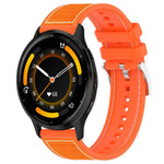 Cinturino per orologio xDfind ibrido in nylon intrecciato e silicone, 22mm For Garmin Forerunner 570 47mm/935/945, 20mm For Garmin Forerunner 570 42mm/245/645, 20mm For Garmin?Vivomove?Sport/Vivoactive5/3, 22mm For Garmin Venu 3 / Vivoactive 4