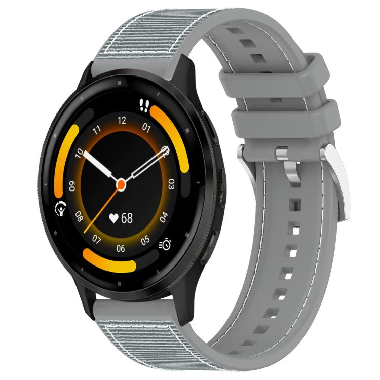 Cinturino per orologio xDfind ibrido in nylon intrecciato e silicone, 22mm For Garmin Forerunner 570 47mm/935/945, 20mm For Garmin Forerunner 570 42mm/245/645, 20mm For Garmin?Vivomove?Sport/Vivoactive5/3, 22mm For Garmin Venu 3 / Vivoactive 4