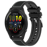 Cinturino per orologio xDfind ibrido in nylon intrecciato e silicone, 22mm For Garmin Forerunner 570 47mm/935/945, 20mm For Garmin Forerunner 570 42mm/245/645, 20mm For Garmin?Vivomove?Sport/Vivoactive5/3, 22mm For Garmin Venu 3 / Vivoactive 4