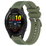 Cinturino per orologio xDfind ibrido in nylon intrecciato e silicone, 22mm For Garmin Forerunner 570 47mm/935/945, 20mm For Garmin Forerunner 570 42mm/245/645, 20mm For Garmin?Vivomove?Sport/Vivoactive5/3, 22mm For Garmin Venu 3 / Vivoactive 4