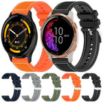 Cinturino per orologio xDfind ibrido in nylon intrecciato e silicone, 20mm For Garmin?Venu / Venu 2 / SQ / SQ2
