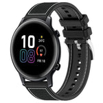 Cinturino per orologio xDfind ibrido in nylon intrecciato e silicone, 20mm For Honor Watch SE / MagicWatch 2 42mm