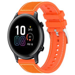 Cinturino per orologio xDfind ibrido in nylon intrecciato e silicone, 20mm For Honor Watch SE / MagicWatch 2 42mm