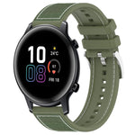 Cinturino per orologio xDfind ibrido in nylon intrecciato e silicone, 20mm For Honor Watch SE / MagicWatch 2 42mm
