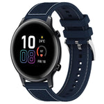 Cinturino per orologio xDfind ibrido in nylon intrecciato e silicone, 20mm For Honor Watch SE / MagicWatch 2 42mm
