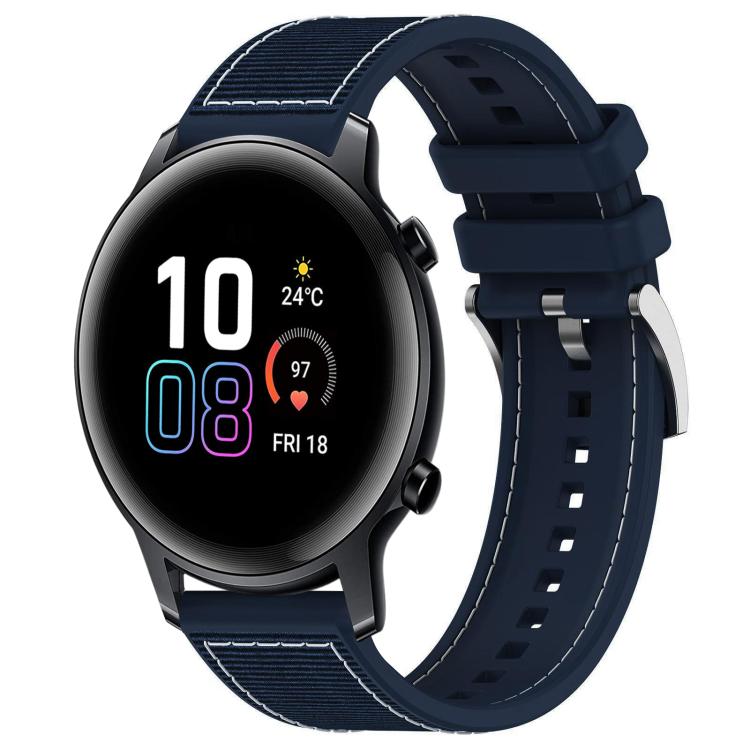 Cinturino per orologio xDfind ibrido in nylon intrecciato e silicone, 20mm For Honor Watch SE / MagicWatch 2 42mm