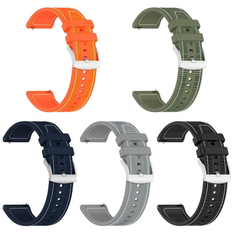 Cinturino per orologio xDfind ibrido in nylon intrecciato e silicone, 20mm For Honor Watch SE / MagicWatch 2 42mm