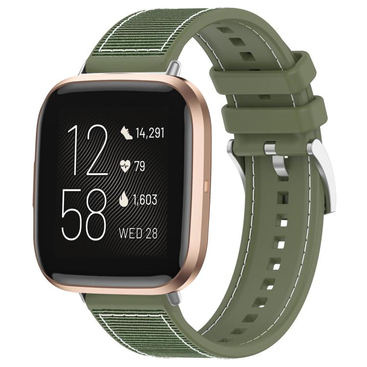 Cinturino per orologio xDfind ibrido in nylon intrecciato e silicone, For Fitbit Versa 4/Versa3/Sense2/Sense 20mm, For Fitbit Versa 2/Versa/Versa Lite 22mm