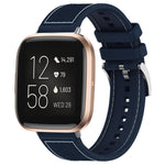Cinturino per orologio xDfind ibrido in nylon intrecciato e silicone, For Fitbit Versa 4/Versa3/Sense2/Sense 20mm, For Fitbit Versa 2/Versa/Versa Lite 22mm