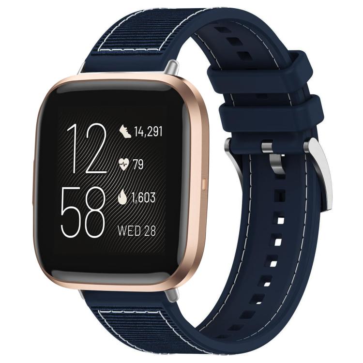 Cinturino per orologio xDfind ibrido in nylon intrecciato e silicone, For Fitbit Versa 4/Versa3/Sense2/Sense 20mm, For Fitbit Versa 2/Versa/Versa Lite 22mm