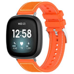 Cinturino per orologio xDfind ibrido in nylon intrecciato e silicone, For Fitbit Versa 4/Versa3/Sense2/Sense 20mm, For Fitbit Versa 2/Versa/Versa Lite 22mm