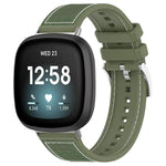 Cinturino per orologio xDfind ibrido in nylon intrecciato e silicone, For Fitbit Versa 4/Versa3/Sense2/Sense 20mm, For Fitbit Versa 2/Versa/Versa Lite 22mm