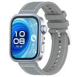 Cinturino per orologio xDfind ibrido in nylon intrecciato e silicone, For Huawei Watch Fit4 / Fit3 / Fit4 Pro 20mm, For Huawei Watch D2 22mm
