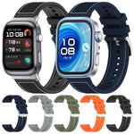 Cinturino per orologio xDfind ibrido in nylon intrecciato e silicone, For Huawei Watch Fit4 / Fit3 / Fit4 Pro 20mm, For Huawei Watch D2 22mm