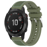 Cinturino per orologio xDfind ibrido in nylon intrecciato e silicone, For Garmin Fenix 8/7X/6X/5X 26mm, For Garmin Fenix 8/7/6/5 22mm, For Garmin Forerunner 220/235/735/735XT 20mm, For Garmin Forerunner 35/30/35J 20mm