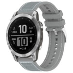 Cinturino per orologio xDfind ibrido in nylon intrecciato e silicone, For Garmin Fenix 8/7X/6X/5X 26mm, For Garmin Fenix 8/7/6/5 22mm, For Garmin Forerunner 220/235/735/735XT 20mm, For Garmin Forerunner 35/30/35J 20mm