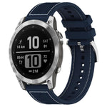 Cinturino per orologio xDfind ibrido in nylon intrecciato e silicone, For Garmin Fenix 8/7X/6X/5X 26mm, For Garmin Fenix 8/7/6/5 22mm, For Garmin Forerunner 220/235/735/735XT 20mm, For Garmin Forerunner 35/30/35J 20mm