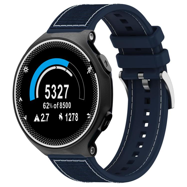 Cinturino per orologio xDfind ibrido in nylon intrecciato e silicone, For Garmin Fenix 8/7X/6X/5X 26mm, For Garmin Fenix 8/7/6/5 22mm, For Garmin Forerunner 220/235/735/735XT 20mm, For Garmin Forerunner 35/30/35J 20mm