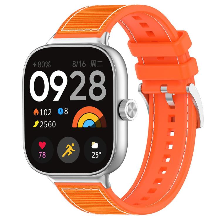 Cinturino per orologio xDfind ibrido in nylon intrecciato e silicone, For Xiaomi Band 9 Pro/Redmi Watch6/5/4 20mm, For Redmi Watch 3 Active/Watch 3 Lite 20mm, For Redmi Watch 3 20mm