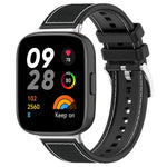 Cinturino per orologio xDfind ibrido in nylon intrecciato e silicone, For Xiaomi Band 9 Pro/Redmi Watch6/5/4 20mm, For Redmi Watch 3 Active/Watch 3 Lite 20mm, For Redmi Watch 3 20mm