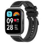 Cinturino per orologio xDfind ibrido in nylon intrecciato e silicone, For Xiaomi Band 9 Pro/Redmi Watch6/5/4 20mm, For Redmi Watch 3 Active/Watch 3 Lite 20mm, For Redmi Watch 3 20mm