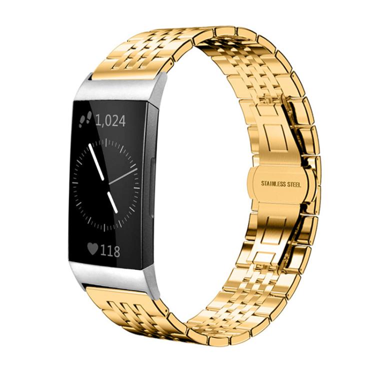 Cinturino per orologio xDfind in acciaio inossidabile massiccio a sette maglie, For Fitbit Charge 6 / 5 18mm, For Fitbit Versa 4 / 3 / Sense2 / 1 20mm, For Fitbit Charge 4 / 3 18mm